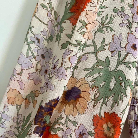 Veronica Beard Kali Smocked Top, NWT - Picture 2 of 3